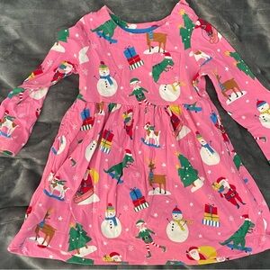 Mini Boden Pink Holiday Dress